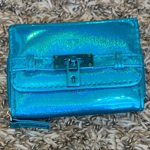 Girls Sparkly Blue Justice Wallet